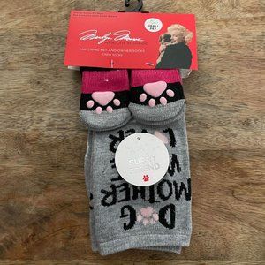 5/$20 NEW 6Pc Matching Pet & Pet Owner Dog Mother Wine Lover Socks Set
